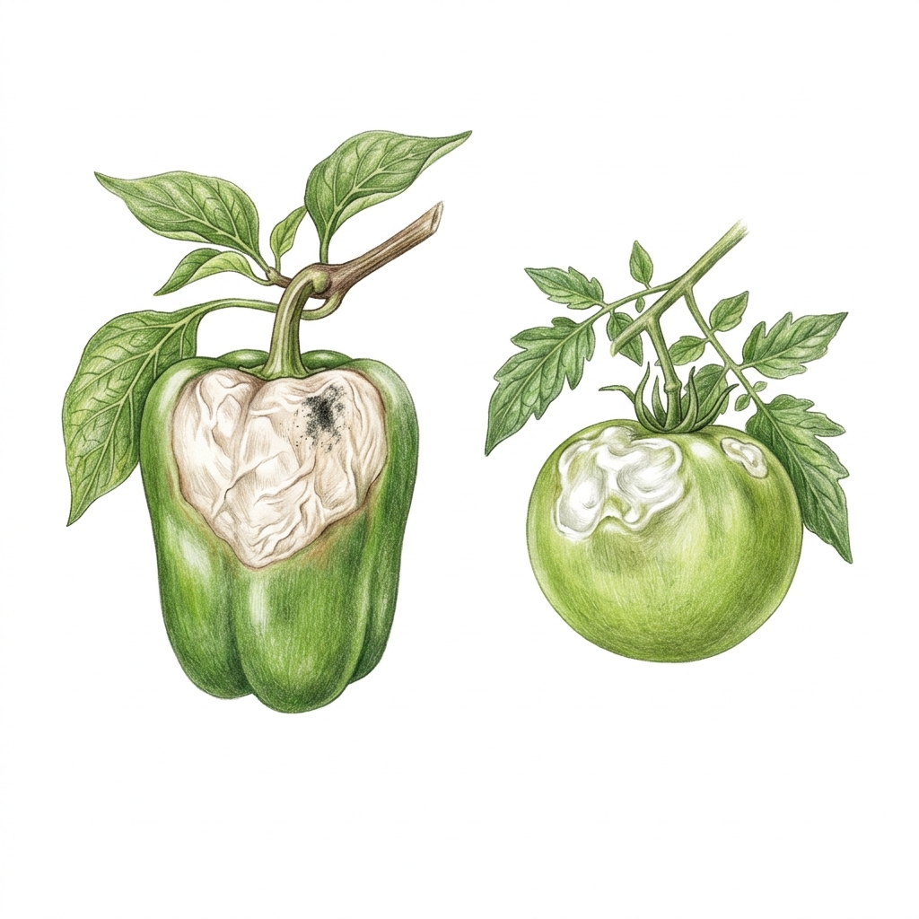 Sunscald, illustration
