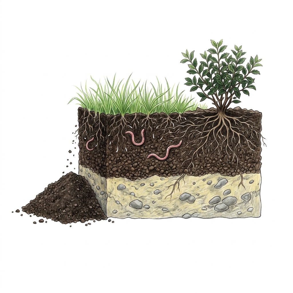 Topsoil, illustration