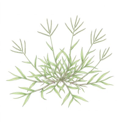 Crabgrass, illustration