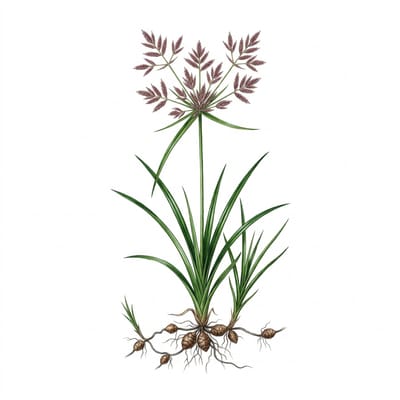 Nutgrass, illustration