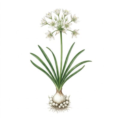 Onion weed, illustration
