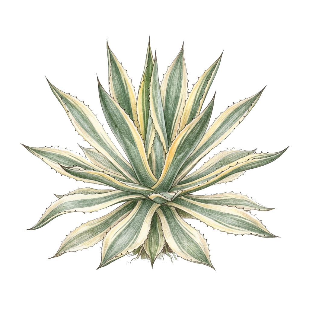 Variegated Century Plant