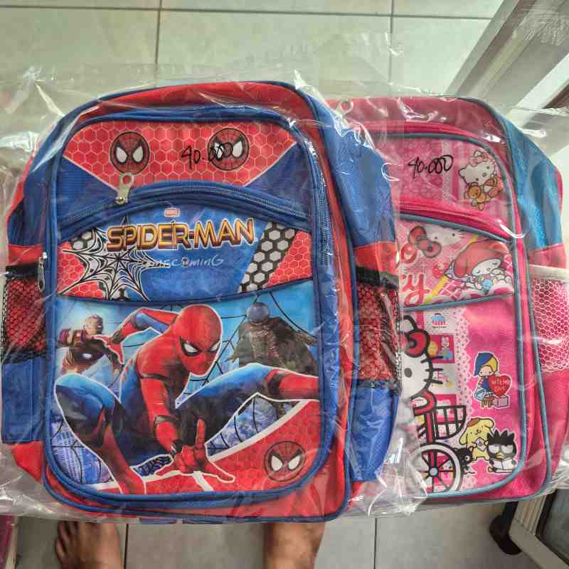 TAS SPIDERMAN/HELLO KITTY di Toko Seragam