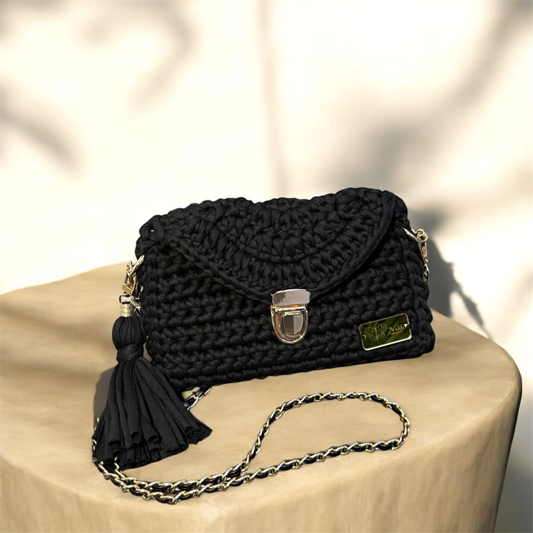 Bolsa e acessórios em crochê moderno — foto 3 de 6