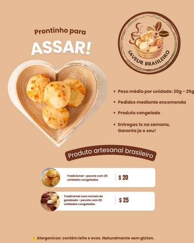 Pão de queijo - Saveur  brasileiro