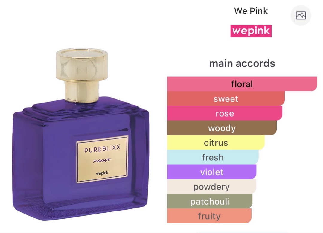 💜✨ WEPINK PUREBLIXX MAUVE — INSPIRADO NO XERJOFF ACCENTO + BODY SPLASH ✨💜 — foto 4 de 5