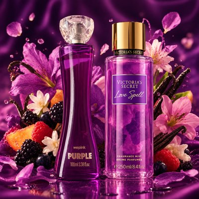 PURPLE WePink 100 ml -inspiração Love Spell Victoria’s Secret