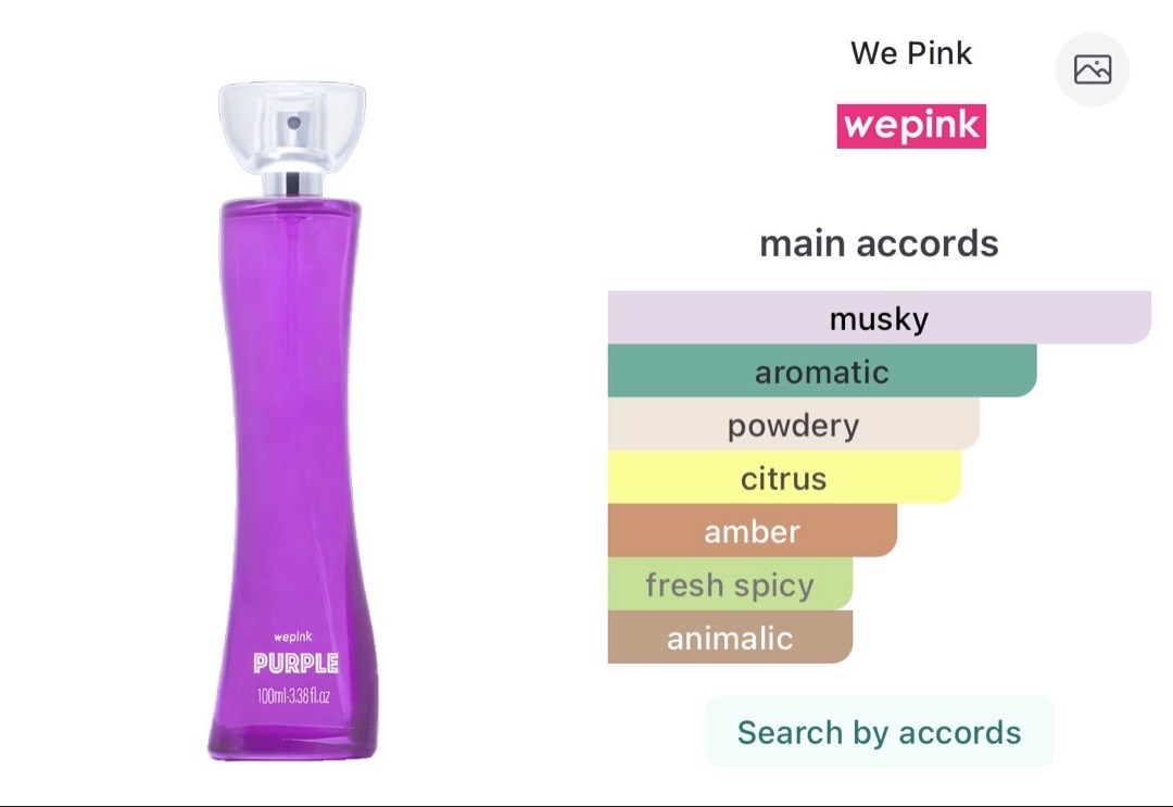 PURPLE WePink 100 ml -inspiração Love Spell Victoria’s Secret — foto 3 de 3