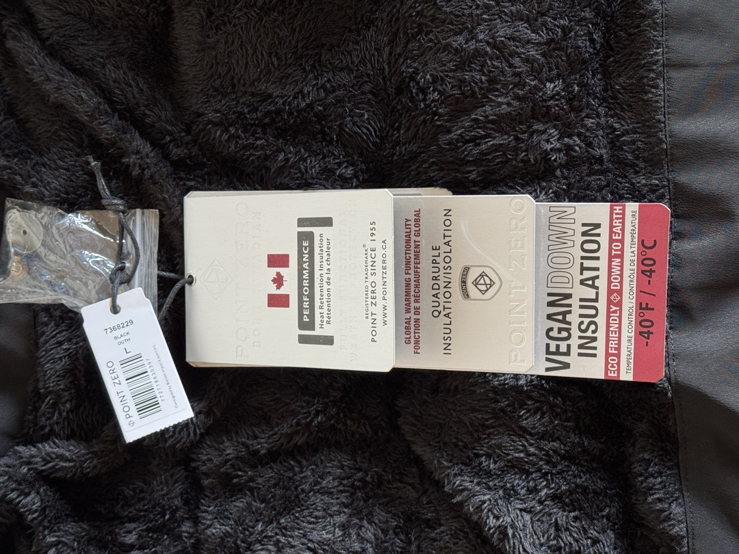 Point Zero Men's Long Winter Puffer Jacket – BRAND NEW — foto 4 de 5