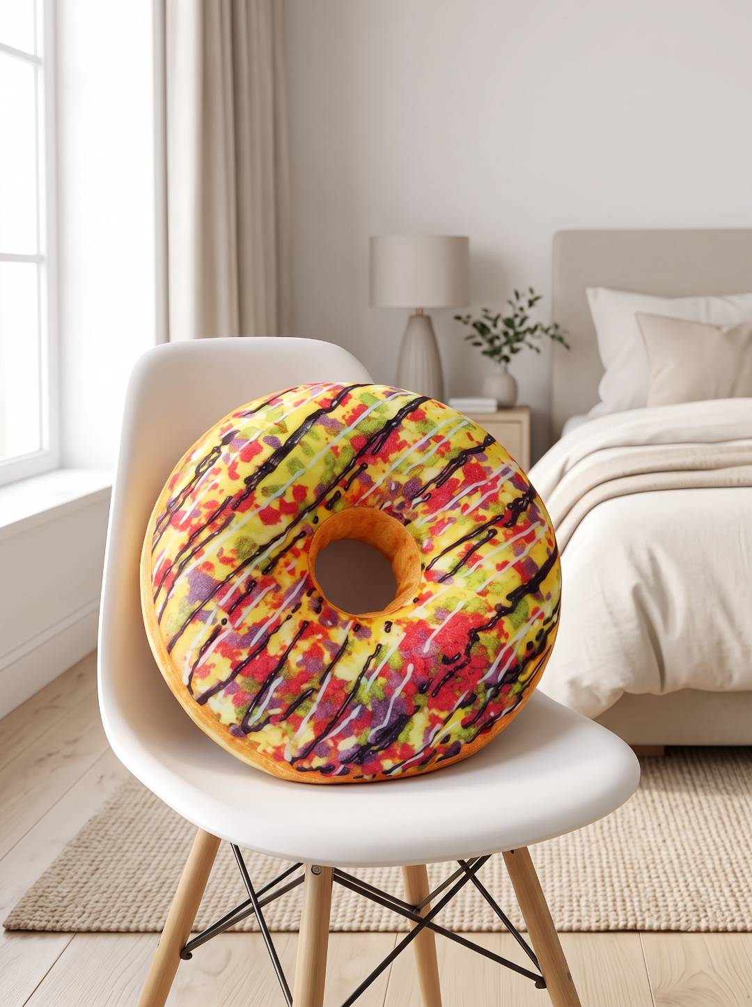 Almofada / Pelúcia Donut Fofinha (35 cm) - 100% Nova | Vários Modelos (Rive-Nord / Rive-Sud) — foto 8 de 9