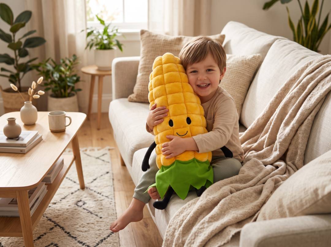 🌽 Almofada Milho de Pelúcia Super Fofa! (Rive-Nord / Rive-Sud) — foto 5 de 7