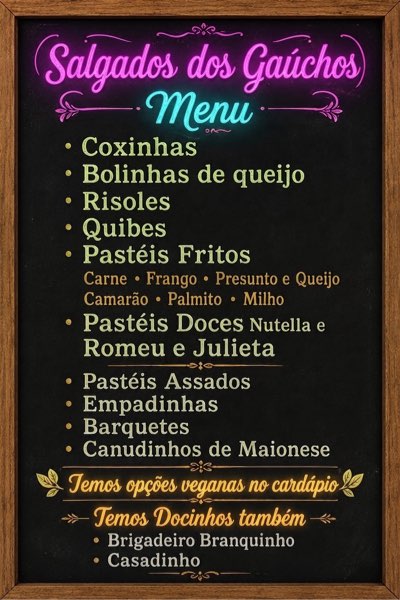 Salgados e Doces