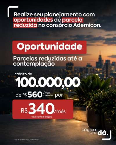 Consórcio para investimentos no geral.