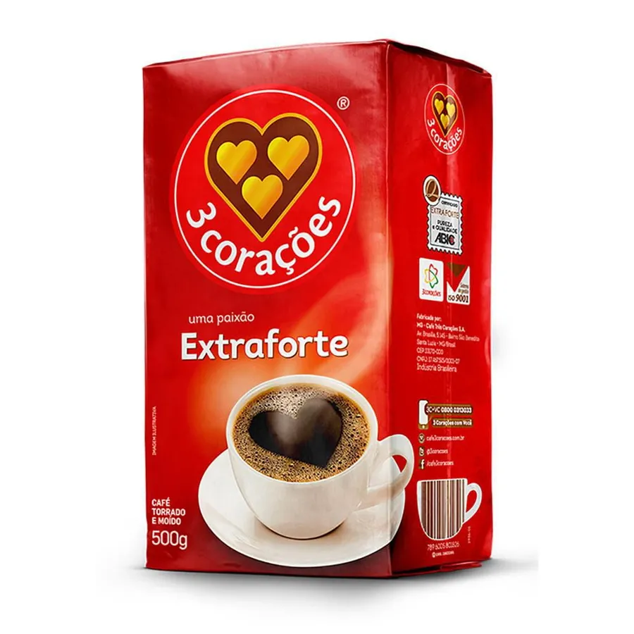 Café 3 Corações extraforte 500 g — Marché Brésil