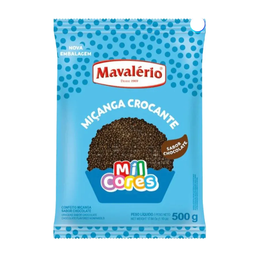 Miçanga crocante Mavalério 500 g