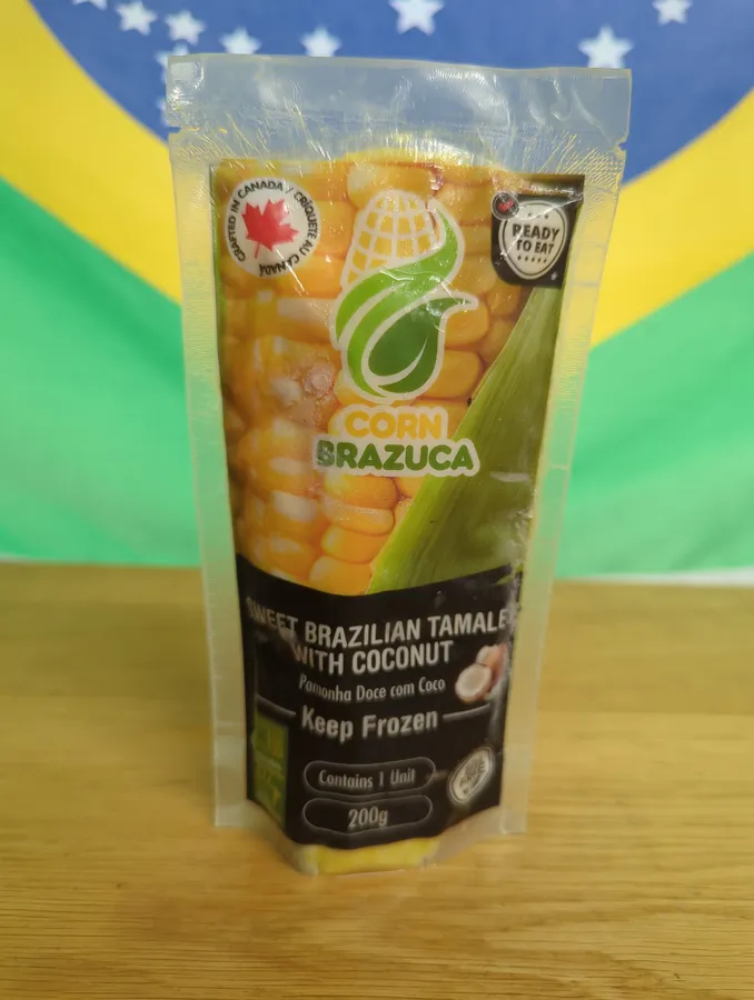 Pamonha doce com coco Brazuca 200 g