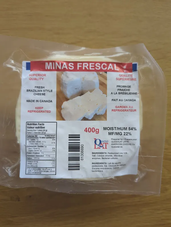 Queijo minas frescal Quesolat 400 g