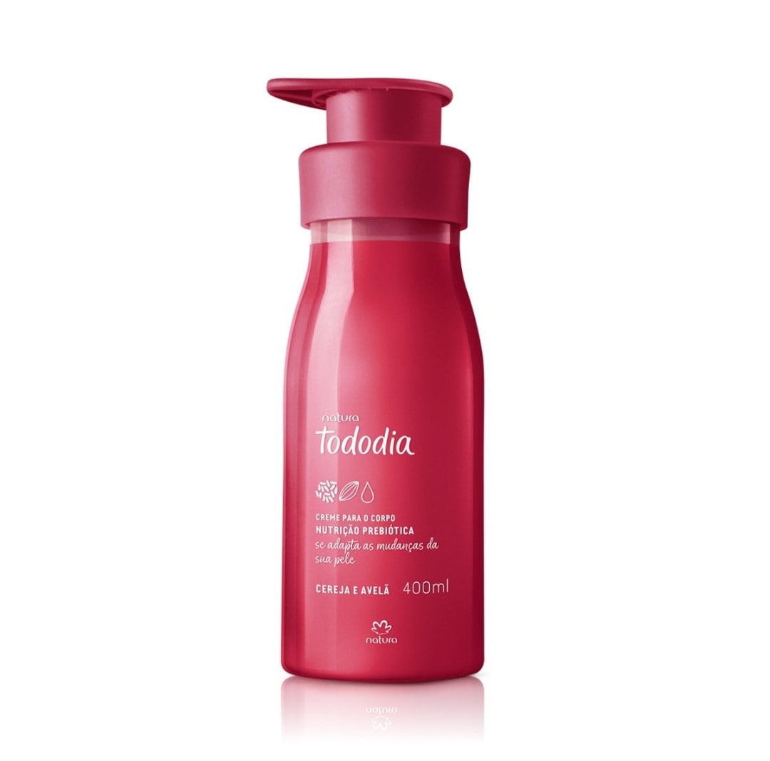 Tododia Cereja e Avela Creme Desodorante Nutritivo Para o Corpo 400ml
