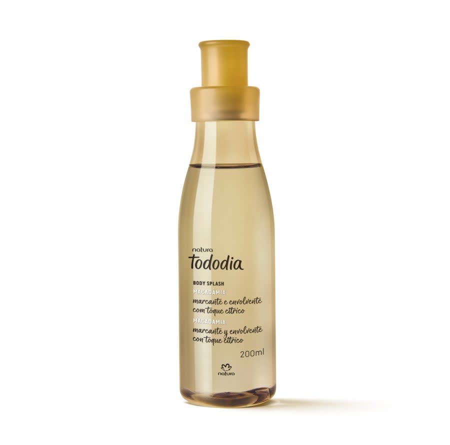 Tododia Macadamia Body Splash Desodorante Colonia Feminino 200ml