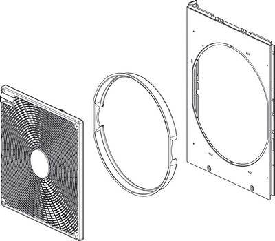 Bosch Panel Assembly Front Outdoor 4-8kW