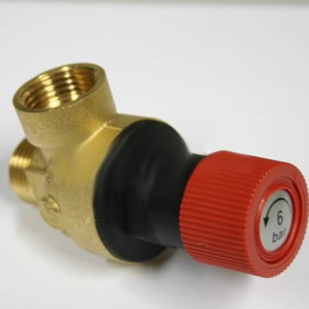 Baxi BAXI 6 bar biztonsági szelep G1/2