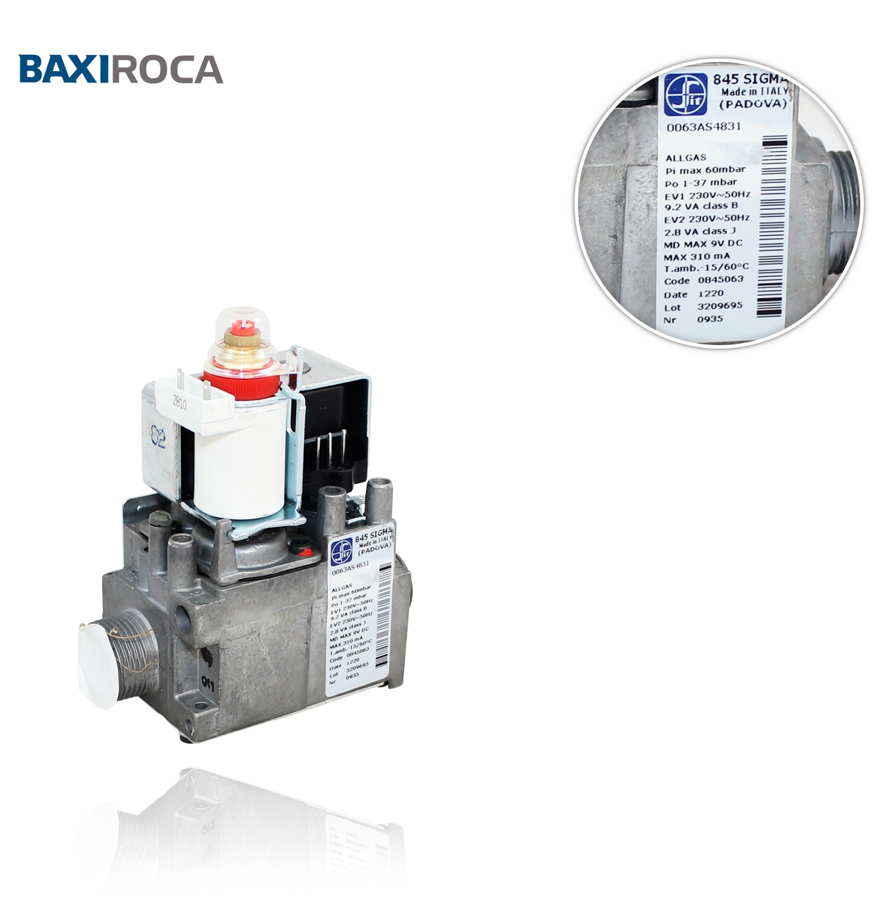Baxi BAXI gázszelep sigma