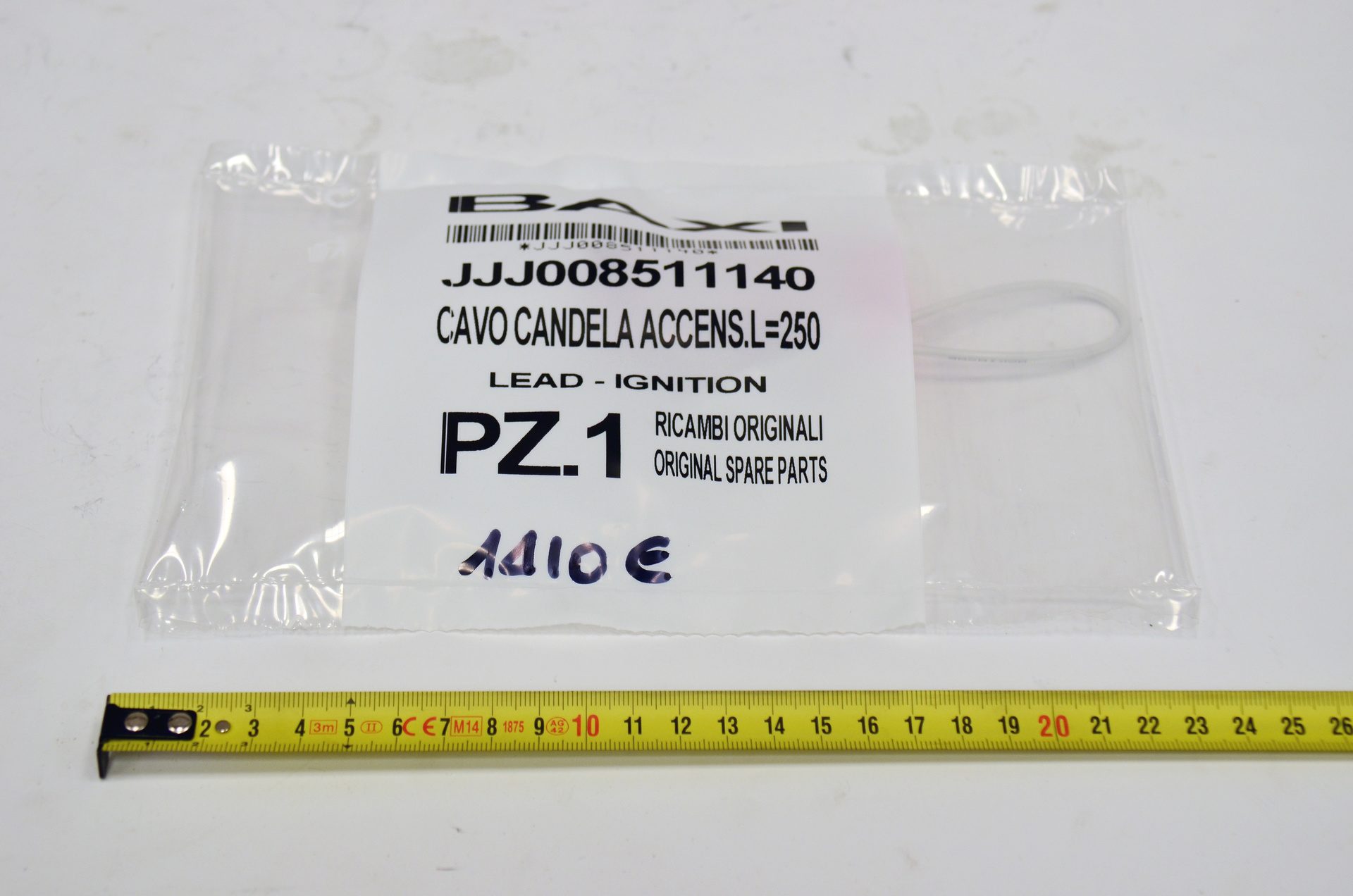 Baxi BAXI gyújtó elektróda vezeték L=250mm