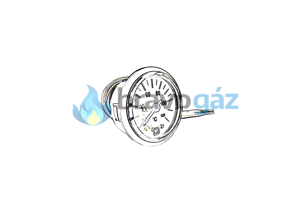 Baxi BAXI THERMOMETER T&G 0-120°C (Régi: 8922410)