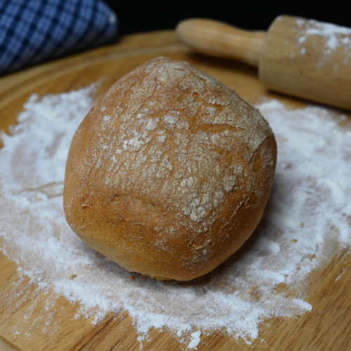 Rustikales Vesperbrötchen