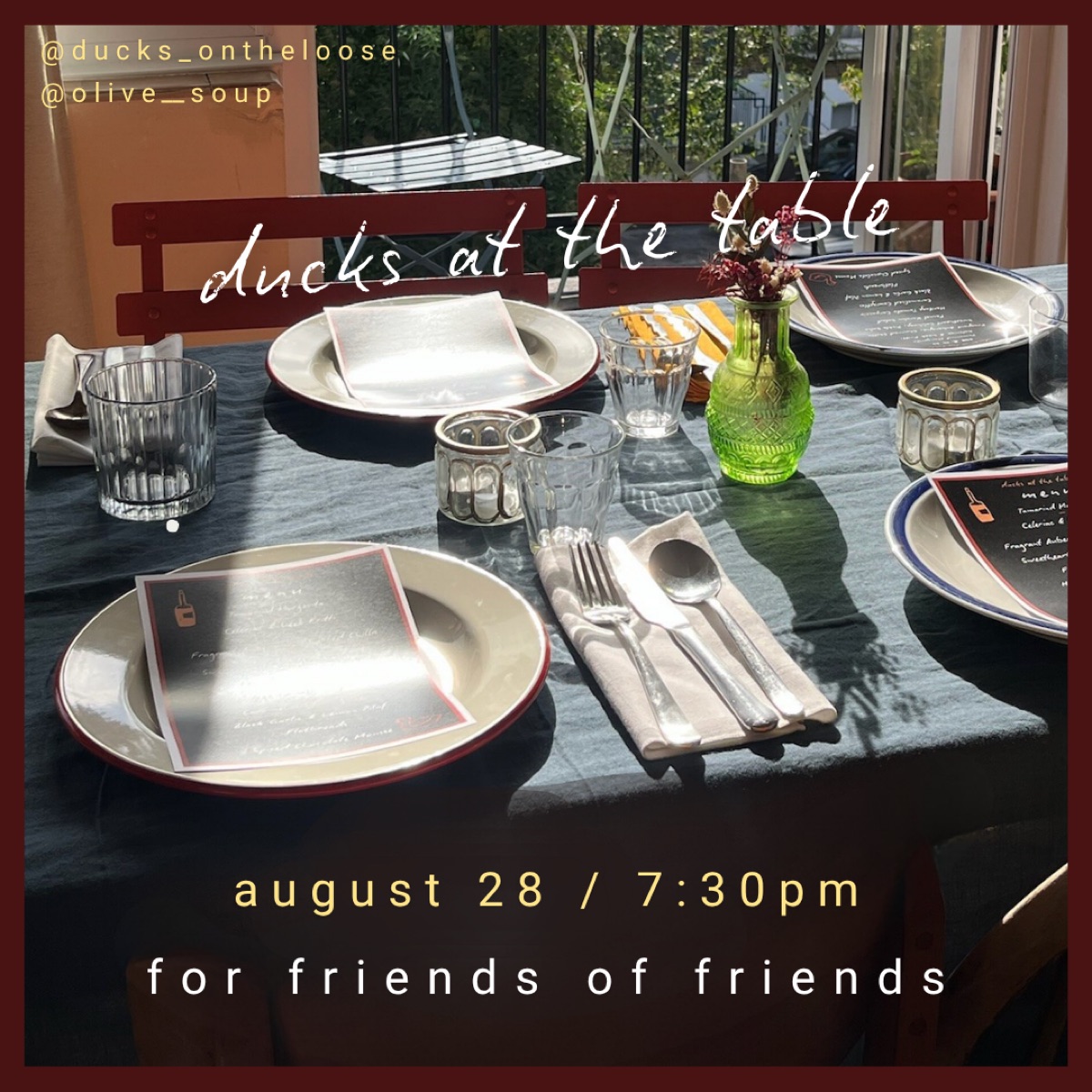 Ducks at the Table - Supper Club #02