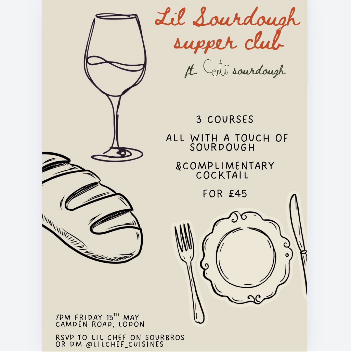 A Lil Sourdough Supper 