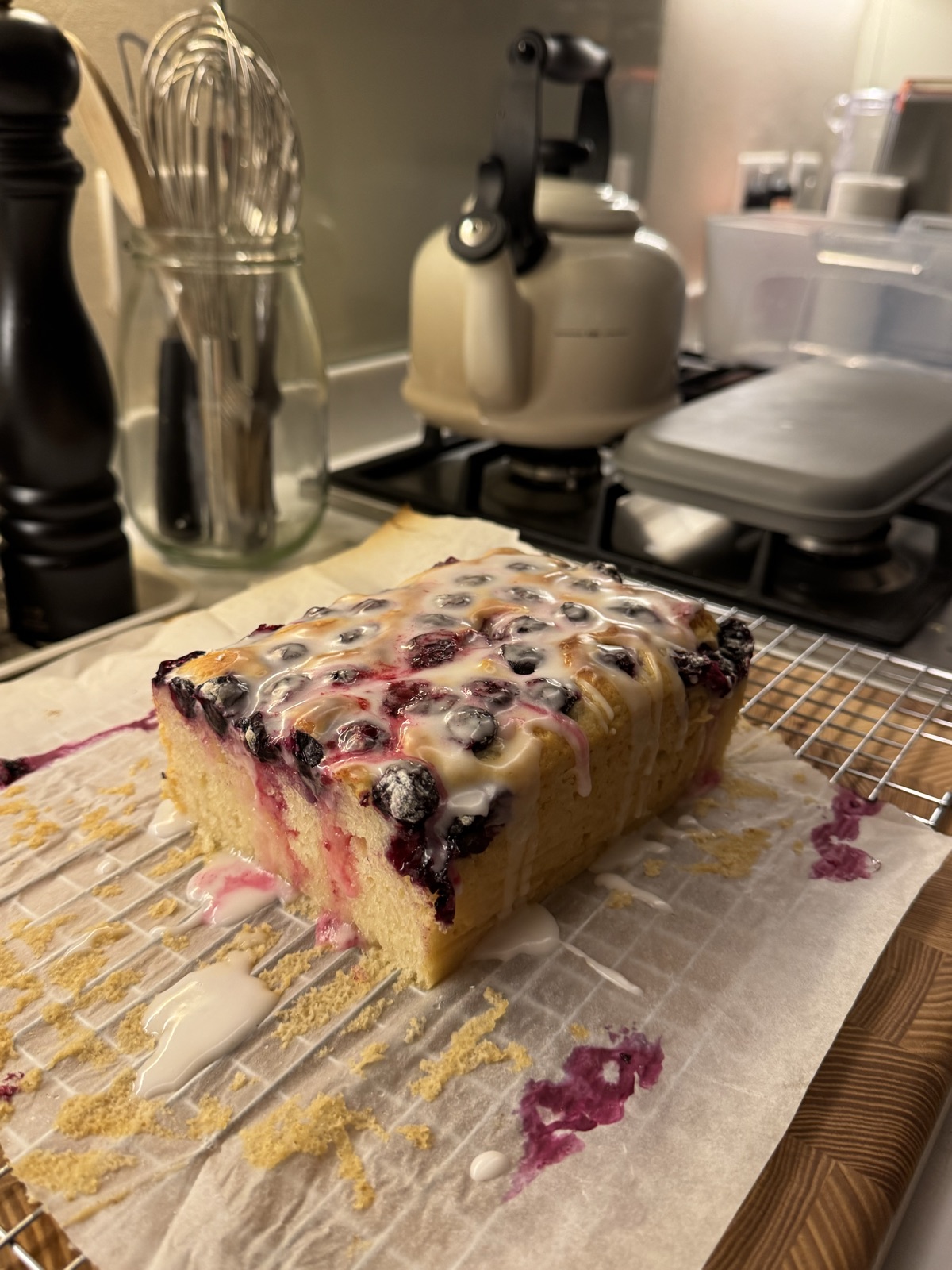 Lemon blueberry and Greek yog loaf - Image 1