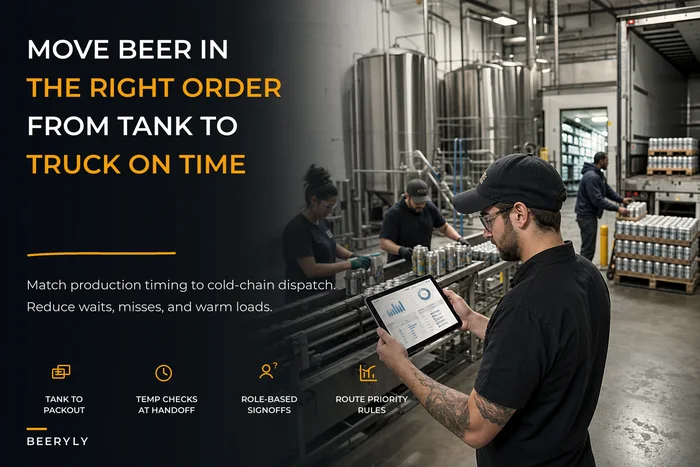 Align production cadence and cold‑chain delivery: a brewery distribution operations framework
