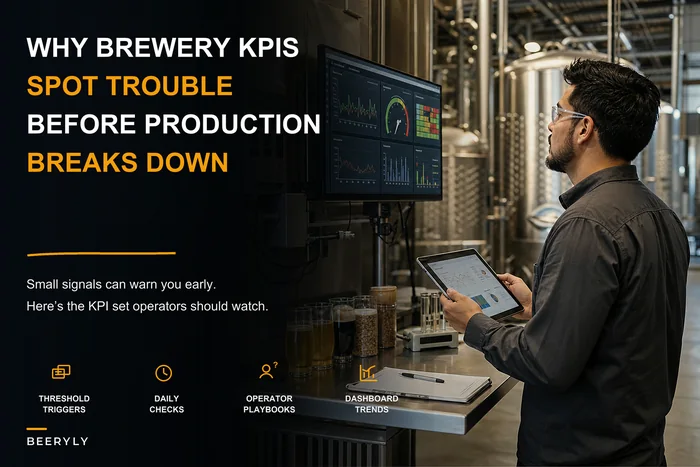 Brewery operations KPIs that predict production problems — calculations and action playbooks