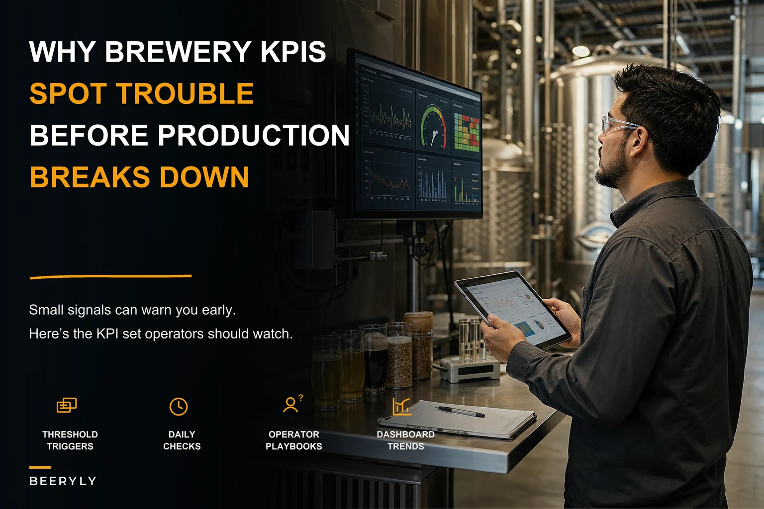 Brewery operations KPIs that predict production problems — calculations and action playbooks