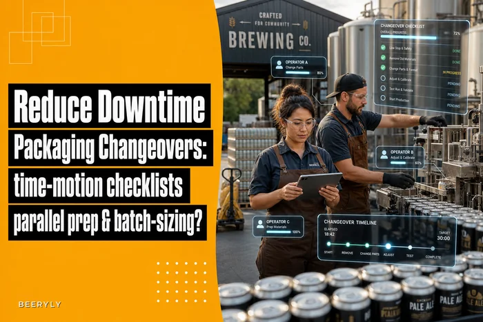 Reduce packaging changeover downtime with time‑motion checklists and parallel prep