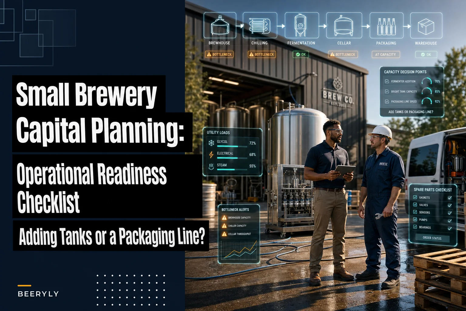 Small-brewery capital planning: an operational readiness checklist for adding tanks or a packaging line