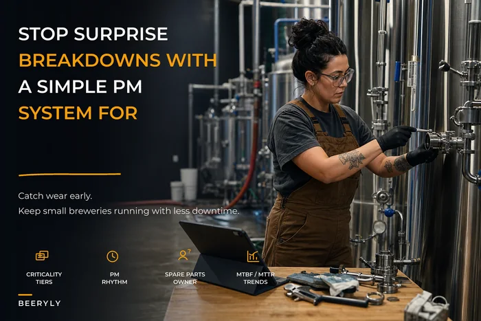 Stop surprise breakdowns: a preventive maintenance and reliability framework for small breweries