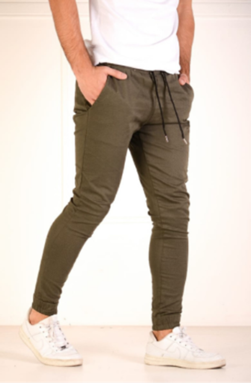 Jogger gabardina verde