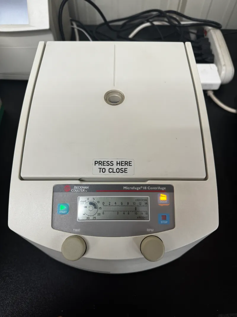 Beckman 367160 Microfuge 18 Centrifuge thumbnail 2
