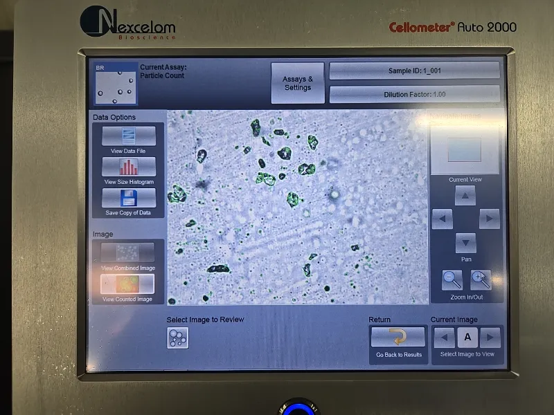 Nexcelom Cellometer Auto 2000 Brightfield and Fluorescence Cell Profiler thumbnail 7