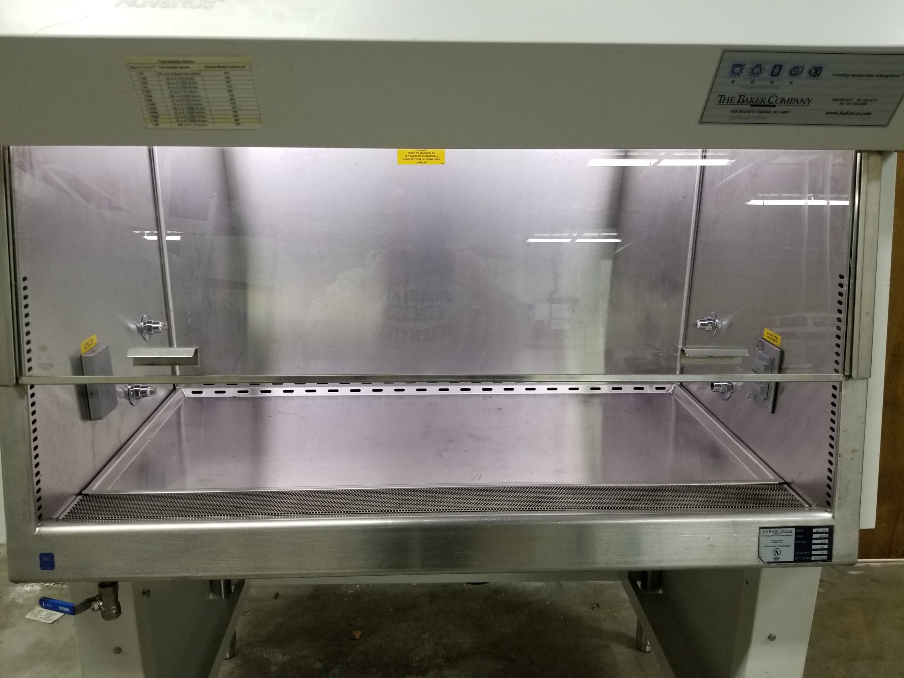 Baker SterilGARD III Advance SG603 Class II A2 (A/B3) Biosafety Cabinet thumbnail 4