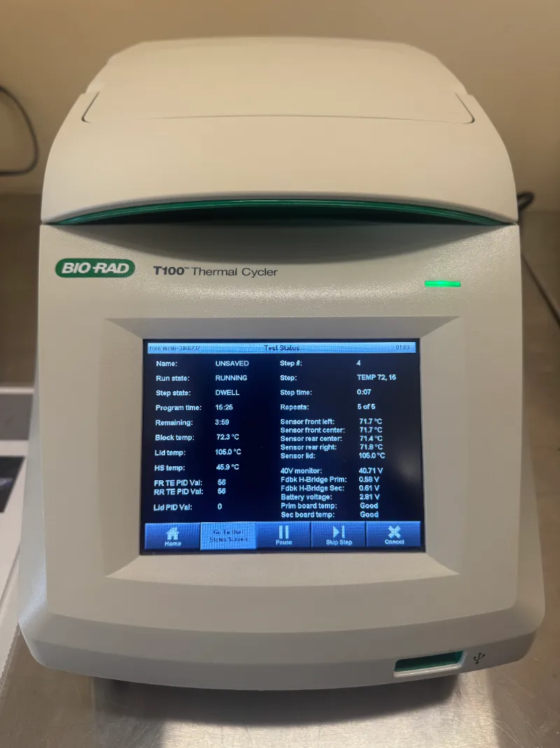 Bio-Rad T100 Thermal Cycler with 96 - well, x 0.2 ml PCR Block thumbnail 11