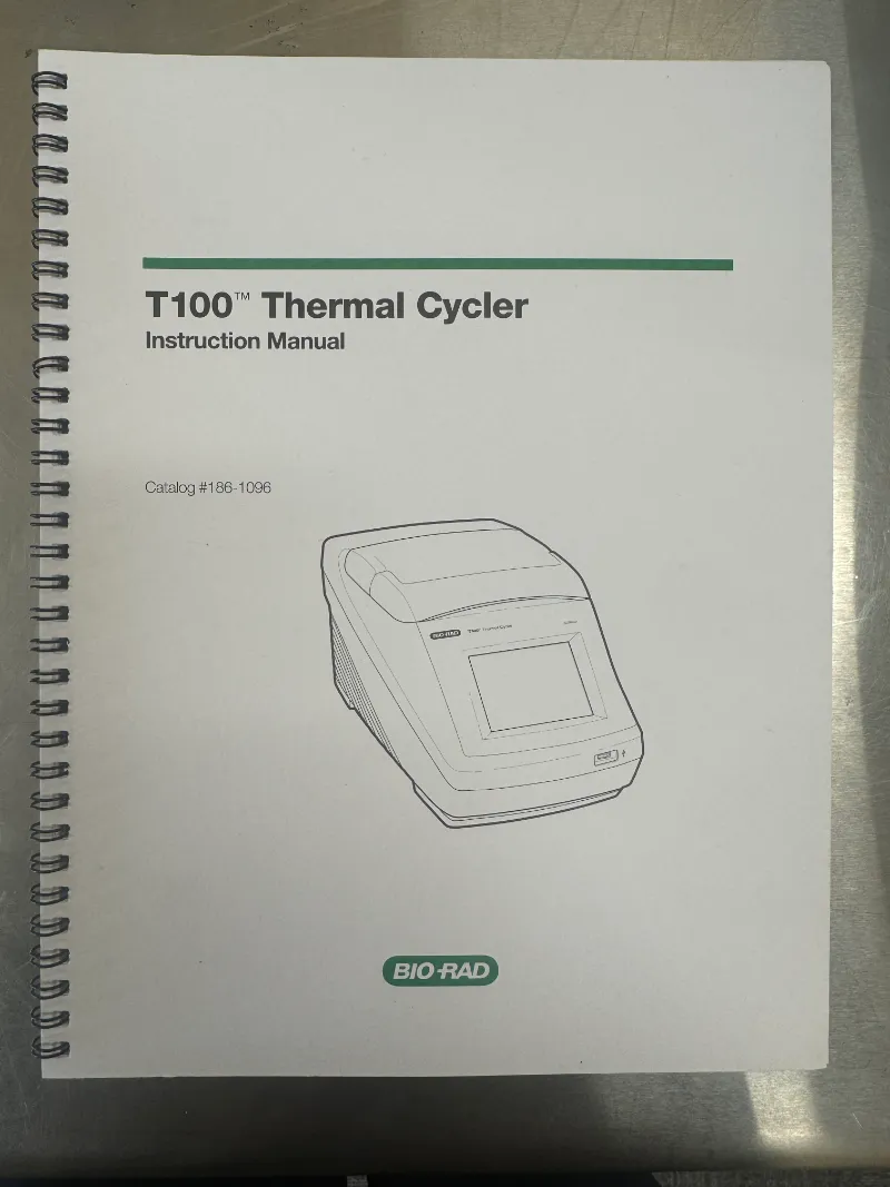 Bio-Rad T100 Thermal Cycler with 96 - well, x 0.2 ml PCR Block thumbnail 14