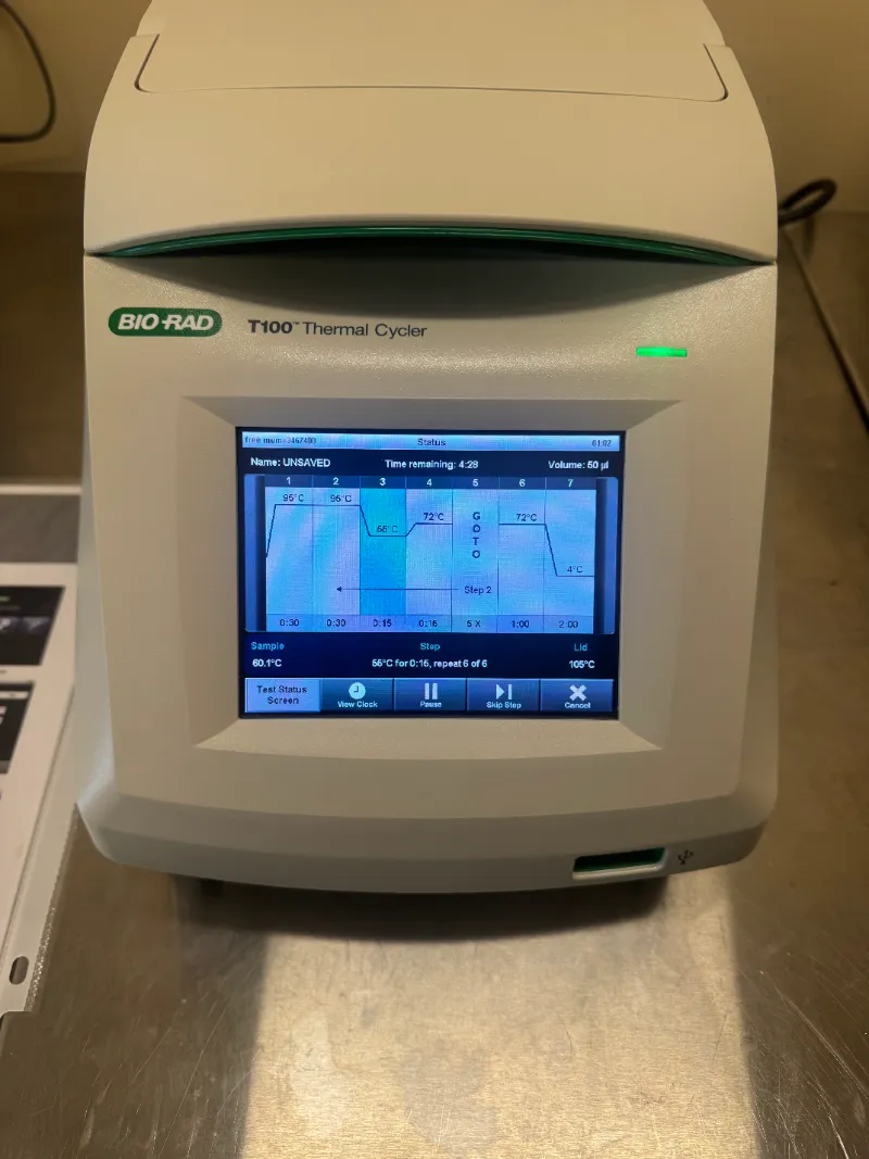 Bio-Rad T100 Thermal Cycler with 96 - well, x 0.2 ml PCR Block thumbnail 13