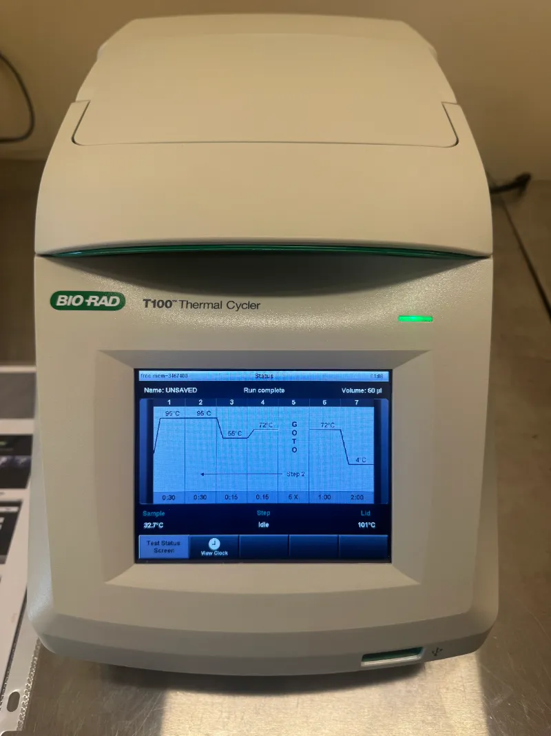 Bio-Rad T100 Thermal Cycler with 96 - well, x 0.2 ml PCR Block thumbnail 9