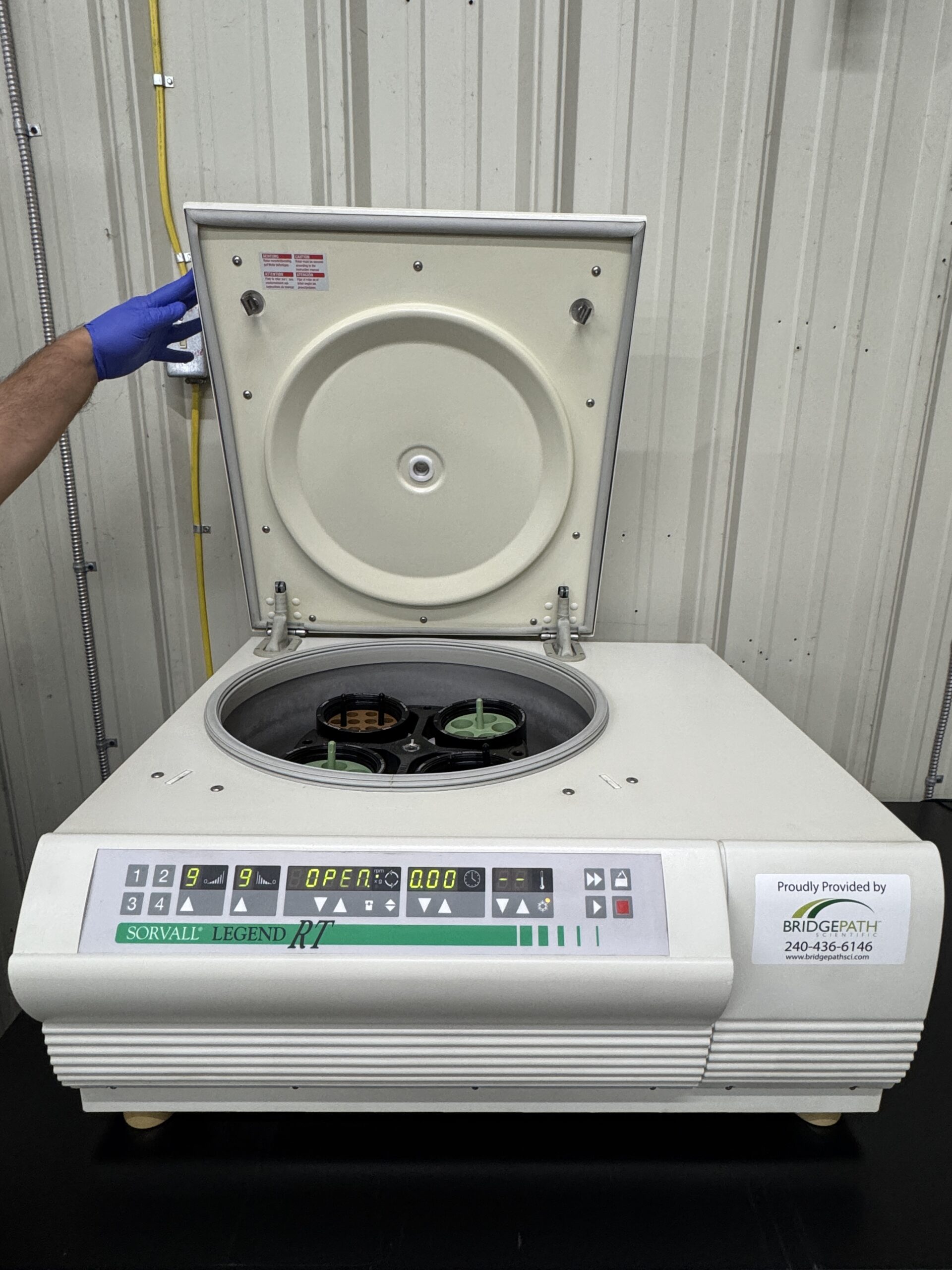 Sorvall Legend T Plus Benchtop Centrifuge and Carriers