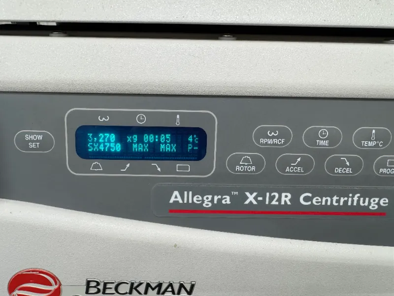 Beckman Allegra X-12R Benchtop Refrigerated Centrifuge thumbnail 4