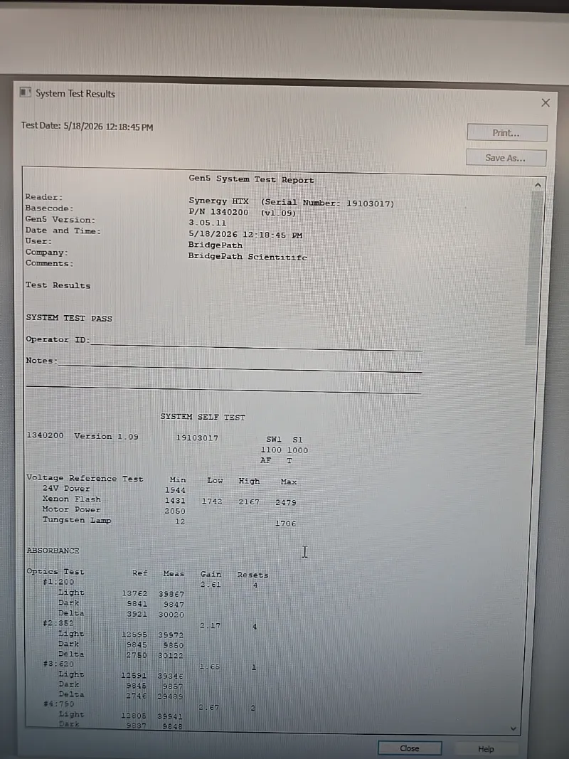 BioTek Synergy HTX (S1LFTA) Absorbance, Fluorescence and Luminescence Microplate Reader thumbnail 3