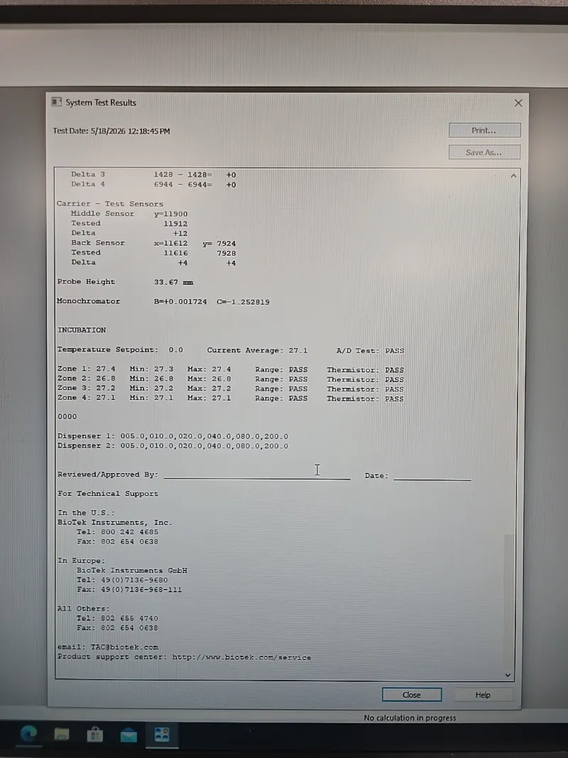 BioTek Synergy HTX (S1LFTA) Absorbance, Fluorescence and Luminescence Microplate Reader thumbnail 7